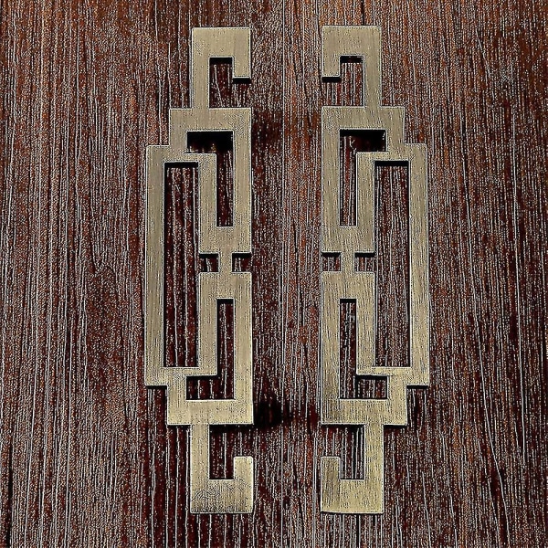 2 stk. Greb til Møbler, Zink Legering Skuffegreb Green bronze 64mm