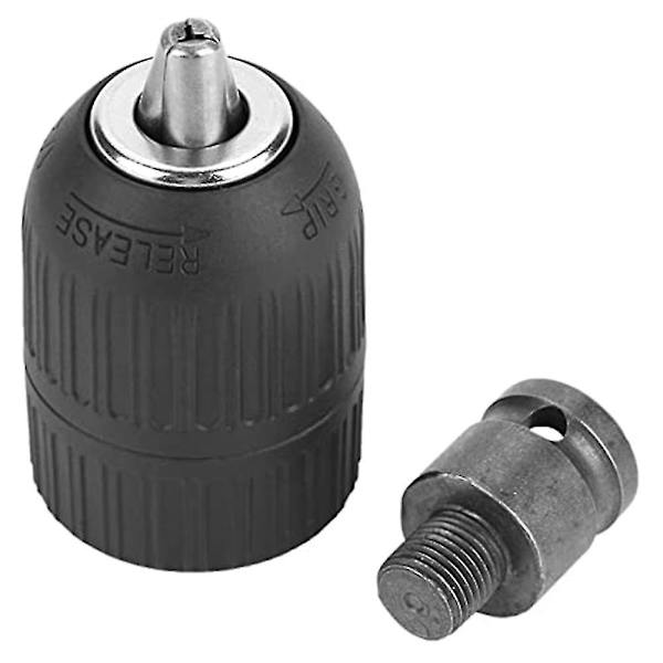 Borrchuck - 2-13mm Nyckelös Borrchuck 1/2 tum-20unf Med 1/2 tum Chuckadapter För Slagnyckel