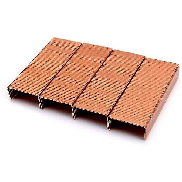 5 Ask Metal Häftklamrar 24/6 1000 Roséguld