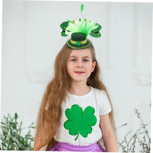 Shamrock Hårband för Patrick Day Lättvikts Huvudbonad