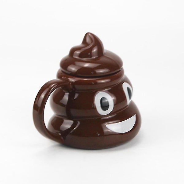 Tegneserie Smil Poop Knap Te Kaffe Kop Sjov 3D Kopper