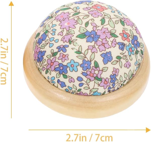 Nåleputer med trebunn, 2 stk. DIY broderinåleholdere