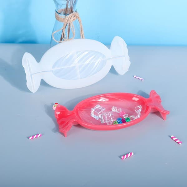 Godteriskålform Silikon Krystall Epoxyform DIY Enkel Omvendt Form for Bjørneformet Godteriproduksjon