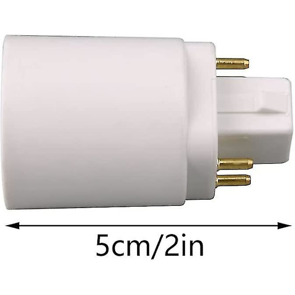 LED-valaisimen sovitin GX24Q-E27 Lampunpidike Pistorasia Muunnin 4-napainen Pistorasia Muunnin Lampunpidike