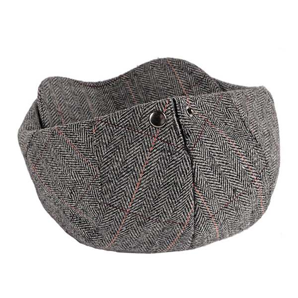 Herrar Vinter Platta Hattar Spetsiga Platta Hattar Newsboy Kepsar