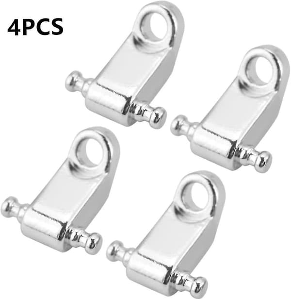 Rullende String Tree Holder Metal Elektrisk Guitar String Guides Med Skruer (sølv) (4 stk)