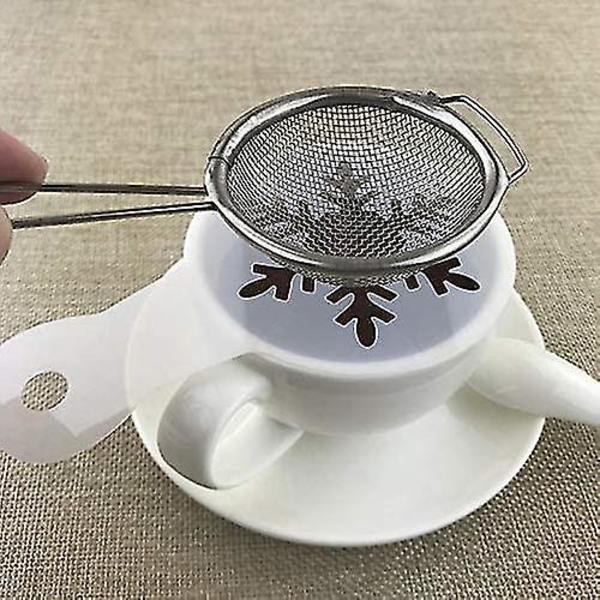 19 st Latte Art Schabloner för Dekoration av Kaffe