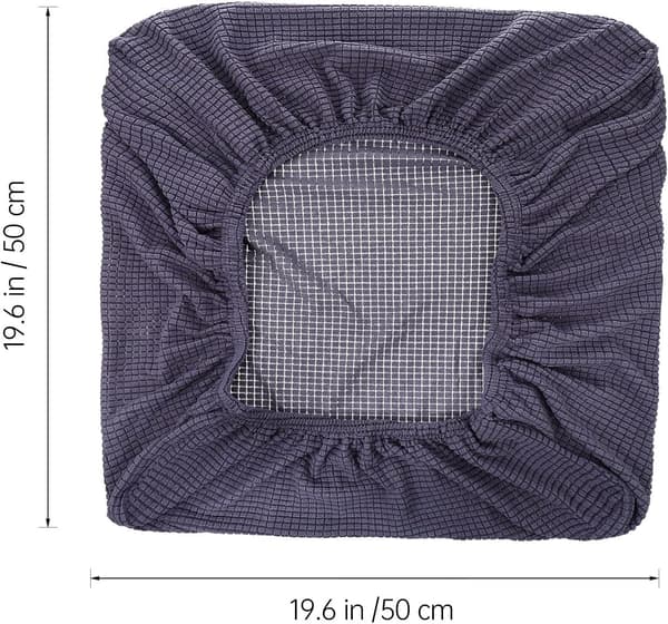 Rutete polyester sofapute trekk Hjemmesofa trekk Rynker ikke Dekor