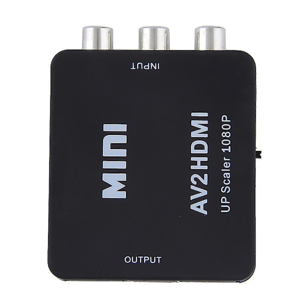 Composite AV CVBS til HDMI Konverter Adapter 1080p