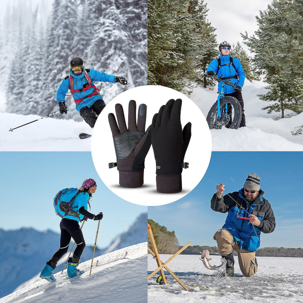 forskellige Modernisering Luscious Vinter Varme Ski Handsker Til Mænd Kvinder Vandtætte Koldtæt Touchscreen  Sne Udendørs Handsker 0ba7 | Fyndiq