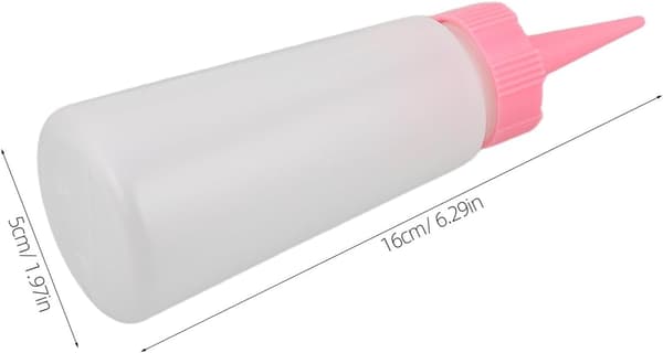 4 st återanvändbara hårfärgningsapplikatorflaskor 120 ml plastklämflaskor