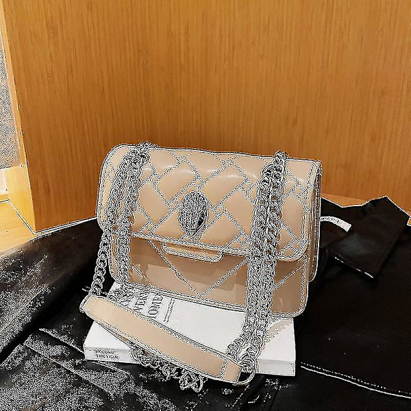 Kurt Geiger London Kensington Väska Damväska PU-Läder Handväska Lyxigt Brittiskt Märke Axelväska Messenger Plånbok Kvinna Crossbody Väska Ty-yuhao Khaki