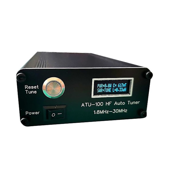 ATU-100 HF Auto Tuner av N7ddc+0.91 OLED V3.1 DIY Automatisk Radioantenn Tuner 100W HF Antenn