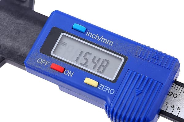 Kolfiber Elektronisk Digital Däckdjupmätare (blå) (1 st)