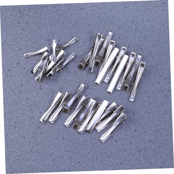 30 stk. DIY Hårnåle i Rustfrit Stål Alligator Clips Hårspænder til Sløjfer DIY Smykketilbehør