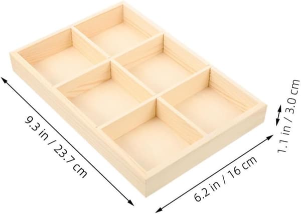 3 stk. trebrett med rom, naturlig trefinish, solid treorganisering