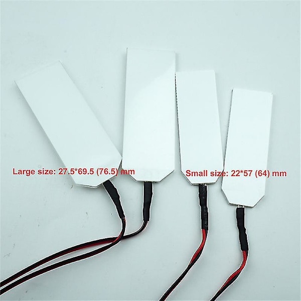 27,5x69,5(76,5)mm Flexibel Böjbar DIY LED för Maskögontillbehör CR2032 Ingång White CR2032 NEW