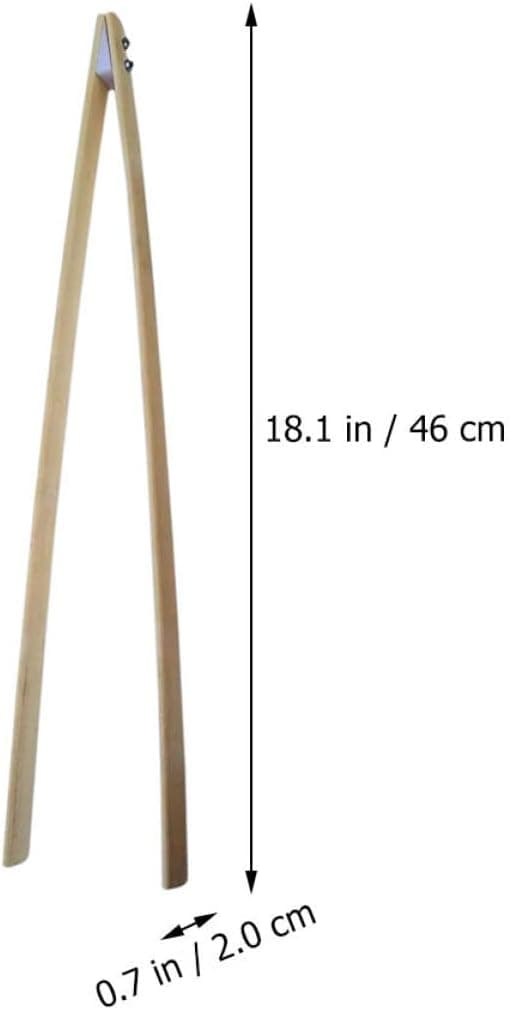 4 st bambu skräpplockare 45 cm lång sopsamlare med skruvdesign multifunktionsupplockningsverktyg