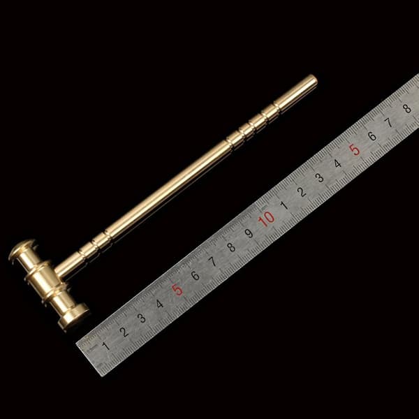 Høj kvalitet messing solid hammer DIY kompatibel med manuel hammer ur guld 1 stk