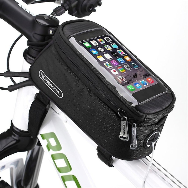 Cycling Bike Front Frame Pannier Tube Bag Case For Phone