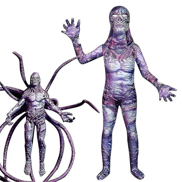 5-9 Barn Stranger Things Kostym Jumpsuit + Mask Set 5-6Years