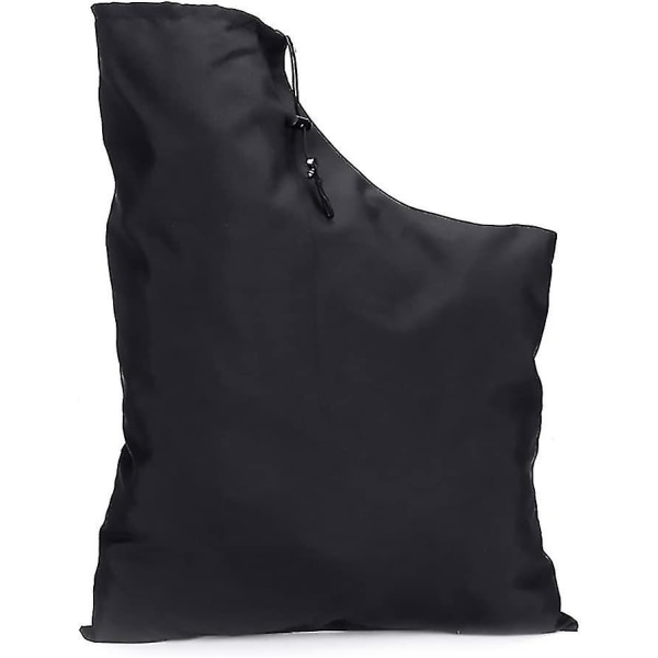Blæserbladspose, sort bladblæserudskiftningspose Løvblæservakuumpose Vandtæt Oxford-klud med lynlås og snøre1 stk.