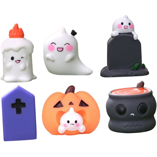 1 Sett Halloween Halloween Pynt Lite Hus Dekor Miniatyr Trebro
