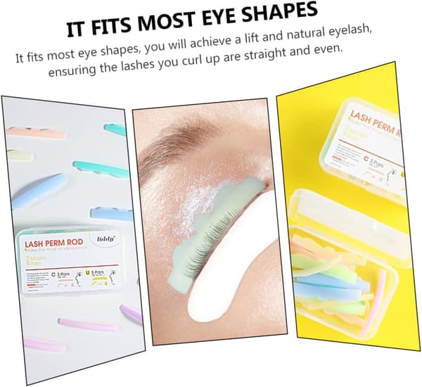 24 par øjenvippeløftstænger Make-up værktøj Øjenvippe permanent pakning og make-up tilbehør