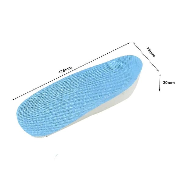 1 Par 2cm Höjdhöjande Häl Lyft Halvsula