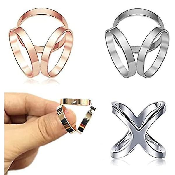Sjalspænde Klips 4 stk. Sjalspænde Mode Sjal Ring