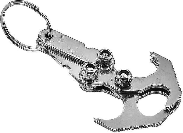 Rostfritt Stål Gravity Hook för Multifunktionell Överlevnad Magnetisk Vikbar Gripkrok