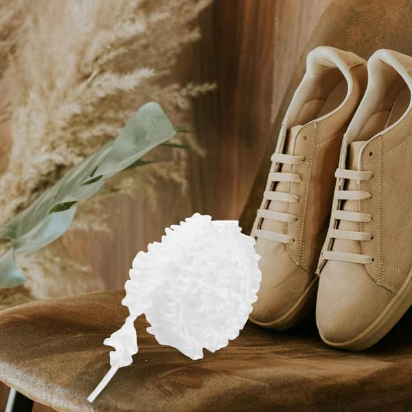 2 par elastiske sneakersnørebånd til kvinder med flæser, dekorative brede snørebånd som erstatning