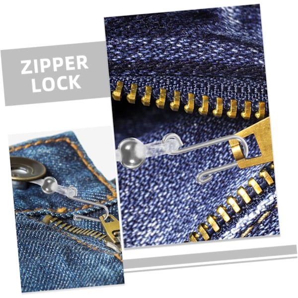 Zipper Saver Stabiliseringsset Dragkedjeersättning för Jeans för Denimbyxor