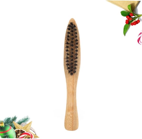 Herrskäggborstset 2-pack borstansiktsborste för styling bärbar kropp perfekt