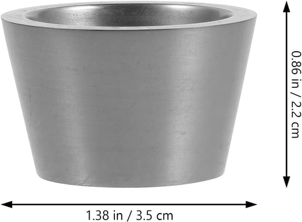 Grafitgötform för gjutning 35×22 mm diameter, smyckesmetallgjutform