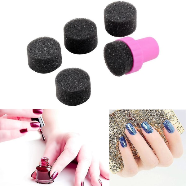 Nagelkonst Svampstämpel Polish Mall för DIY-kit