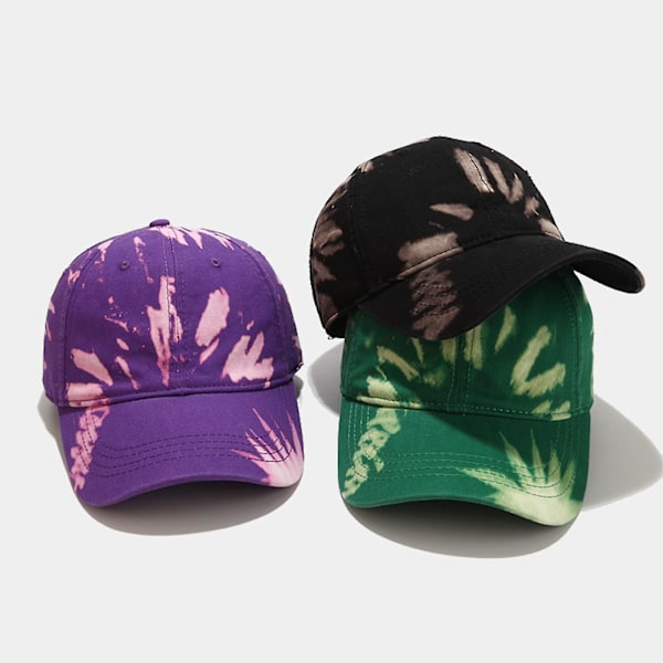 Breathable Baseballcaps med Graffiti-design for vår og sommer - Justerbar Green