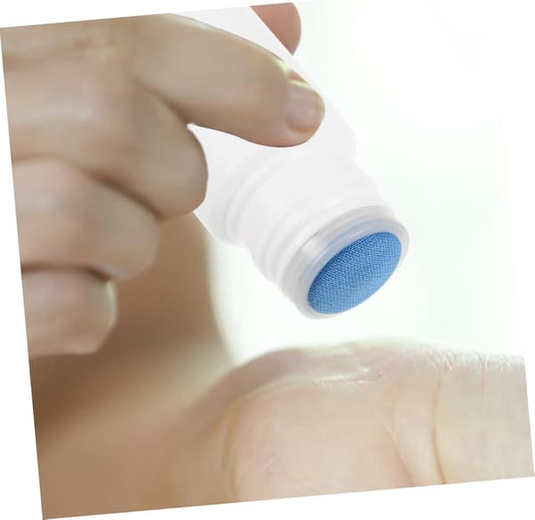 5 st påfyllningsbara lotionflaskor med svamphuvud 20 ml plast non-woven tyg