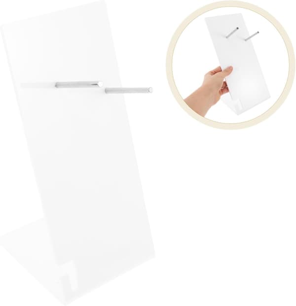 Hårtørrer Display Stand Akryl Hårværktøj Organizer til Føntørrer Stativ Badeværelse Vask
