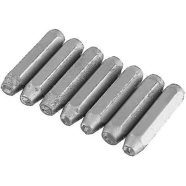 Umerket Brev- og Tall Stempel, 38 stk. Bokstav- og Tallstanssett for Metall/Smykker/Lær/Tre