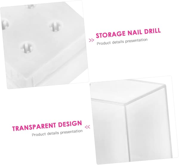 2 stk. neglebor-etui-organisatorholder i plast