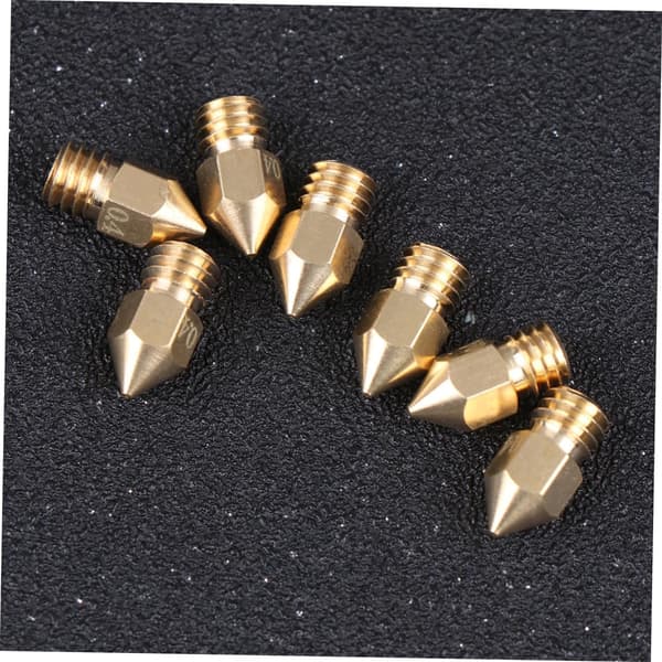 20 stk. messingekstruderdyse Mk8 3D-printertilbehør 1,75 mm 0,4 mm