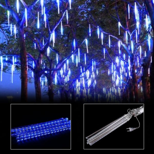 30cm Meteor Shower Rain 8 Tube LED juleudendørslampe