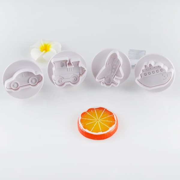 2 sæt plastik kageforme DIY bageforme chokoladefjederforme