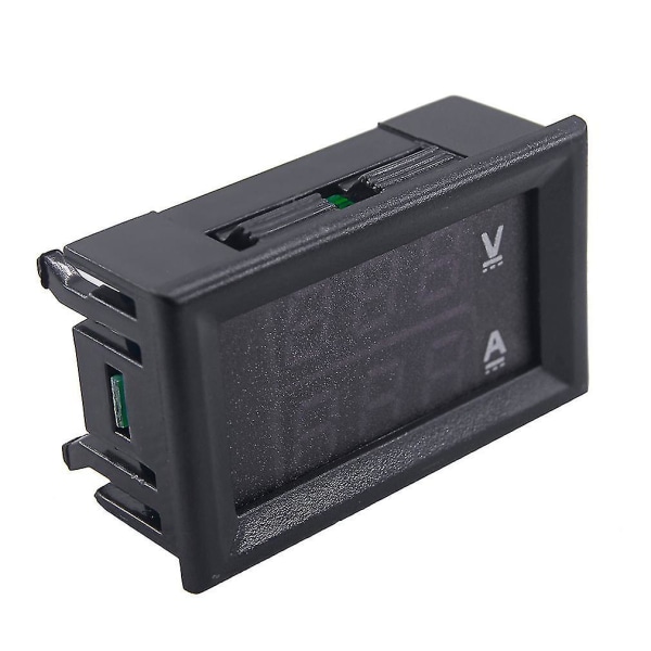 DC 100V 10A Voltmeter Amperemeter Dubbel Digital Mätare