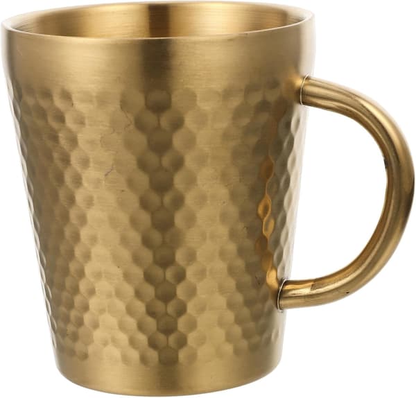 300 ml kaffemugg tekopp rostfritt stål kreativ modedesign platt bas droppmotstånd multifunktionskopp