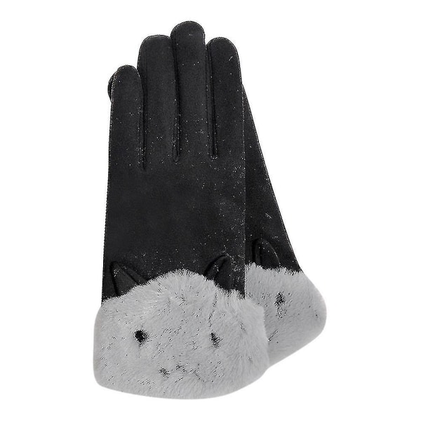 Vinterhandsker til kvinder Cold Weather Touchscreen Texting Handsker - Varme termiske handsker Vindtætte