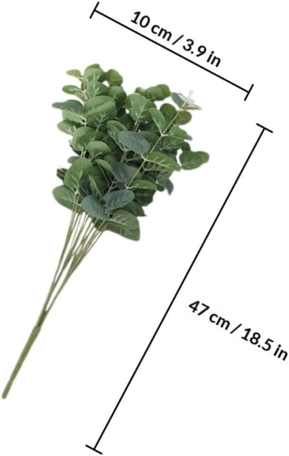 Falska eukalyptusblad Konstgjorda eukalyptusblad Plastblomma