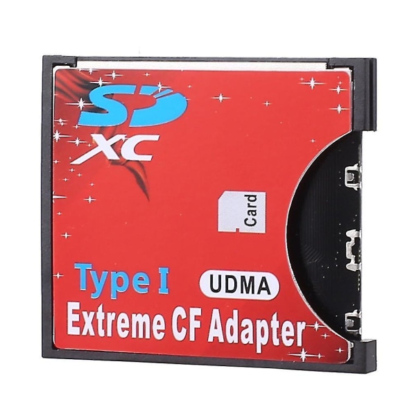 SD-hukommelseskort til CF-flashkort-adapterlæser