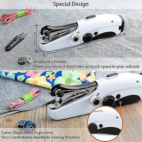 Mini-ompelukone USB-latauksella, käsikäyttöinen sähköinen